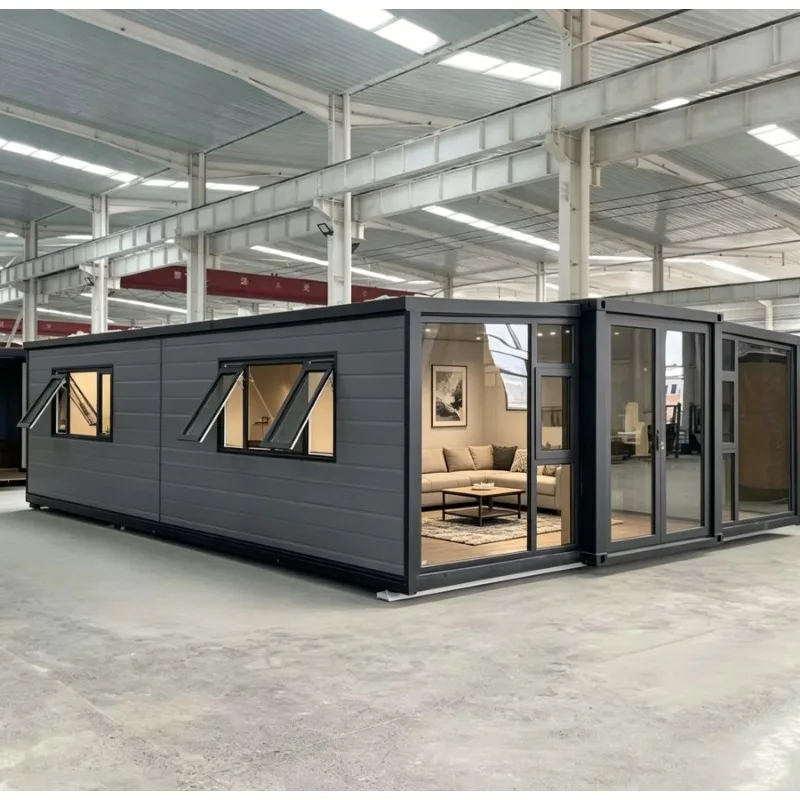 Custom 20Ft 40Ft Expandable Container Prefabricated House With Kitchen Villa Prefab Granny Flat Portable Home Casa Portable