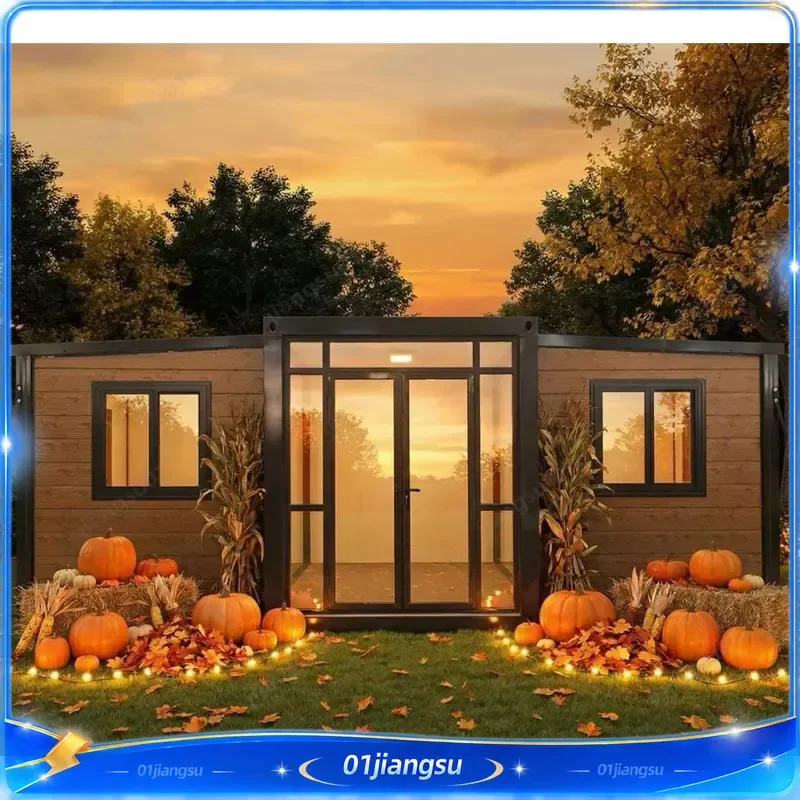 Luxury Foldable Container House 20ft 40ft Expandable Mobile Home 2 3 Bedroom Portable Prefab House with Kitchen Bathroom for - Image 2