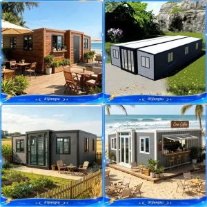 Waterproof Expandable Container House 20ft 40ft Prefab Home 2 3 4 5 Bedroom Foldable Mobile House Portable Living Cabin