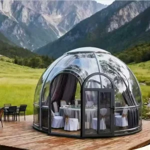 High-end Modern Steel Starry Sky Bubble House for Hotel Use with Romantic Design  Mobil Home
