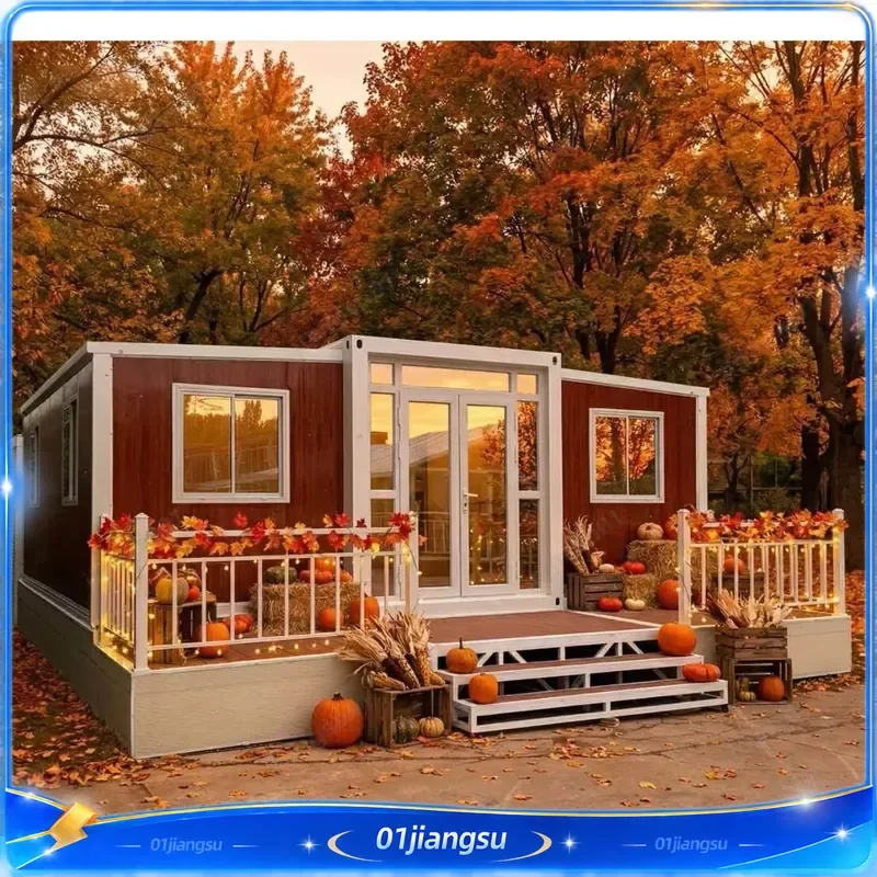 Luxury Foldable Container House 20ft 40ft Expandable Mobile Home 2 3 Bedroom Portable Prefab House with Kitchen Bathroom for - Image 3