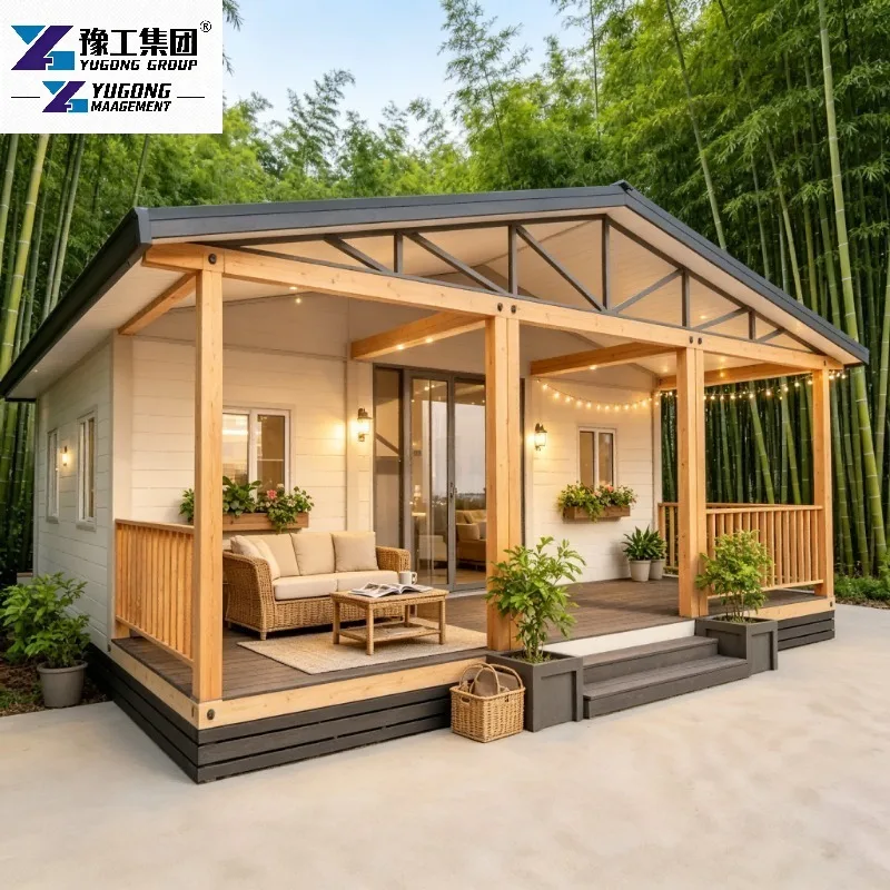 40Ft Prefab Fold House Fold Out Tiny House solid steel cabin for breeding farm construction site daily living - Image 3
