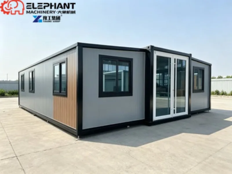 20ft 40ft Folding Expandable Container House 2 Bedroom Portable Tiny Prefab Villa Steel Sandwich Panel Foldable Caravan Trailer - Image 2