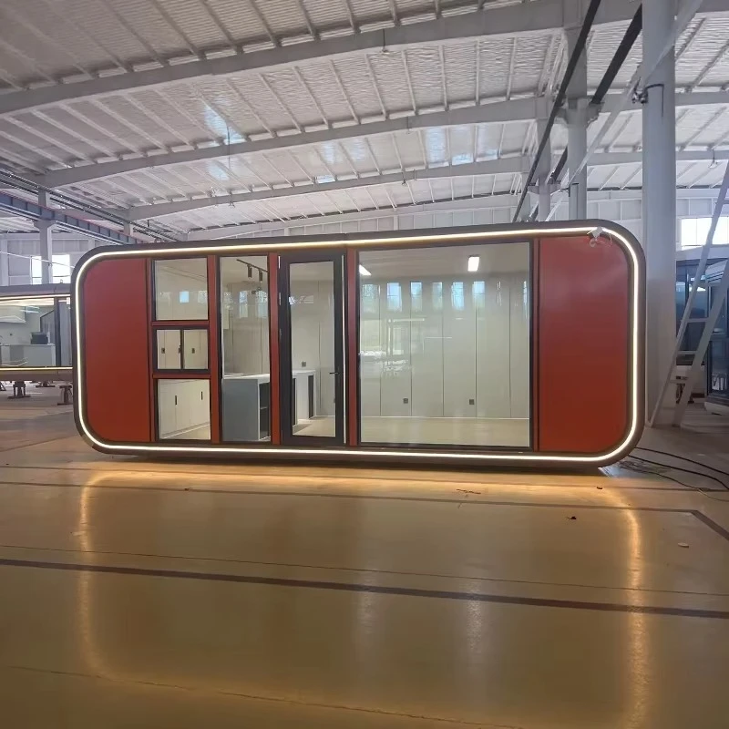Double-Room Apple Cabin, 28m² Modular Prefab House, Separate Toilet, Steel Frame, Year-Round Use, 5 Units Bulk Price - Image 2