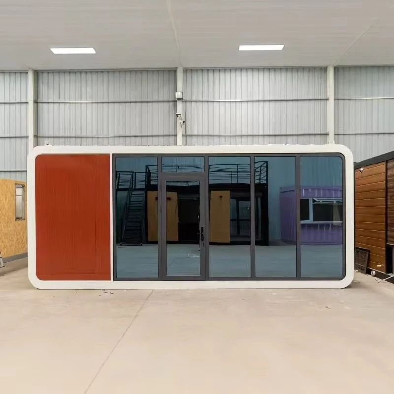 Double-Room Apple Cabin, 28m² Modular Prefab House, Separate Toilet, Steel Frame, Year-Round Use, 5 Units Bulk Price - Image 3