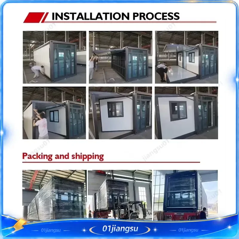 Waterproof Expandable Container House 20ft 40ft Prefab Home 2 3 4 5 Bedroom Foldable Mobile House Portable Living Cabin - Image 6