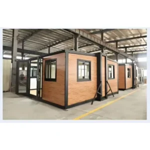 40FT Luxury Cheap Residential Expansion Container House | Modular Double-Wing Folding, Prefabricated & Mobile