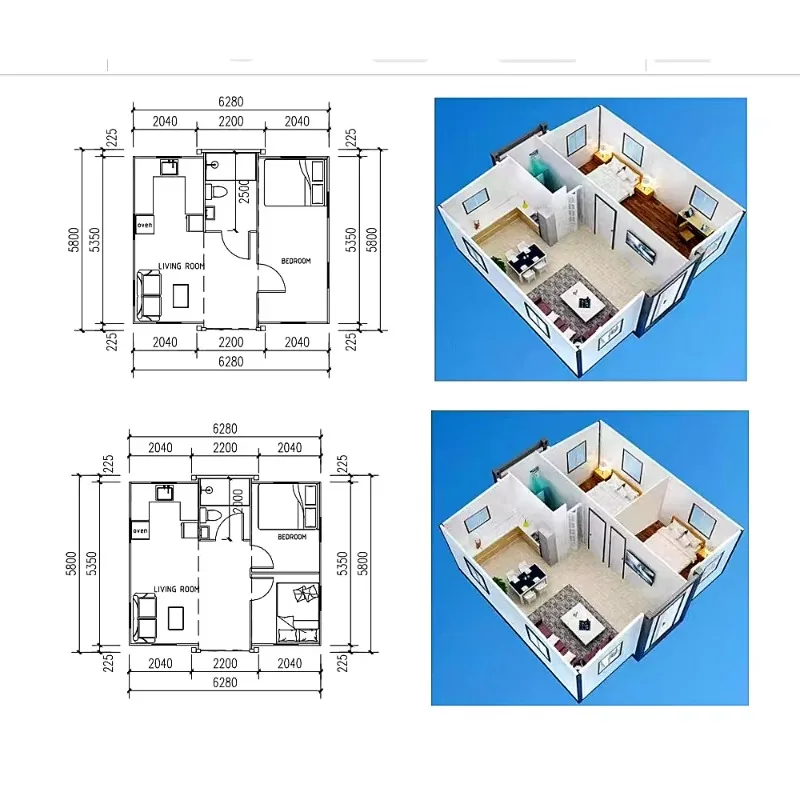Luxury Casa Prefabricated Folding 20Ft 40Ft Portable Prefab Expandable Container House 2 3 4 5 Bedroom Maison Mobile Tiny Home - Image 5